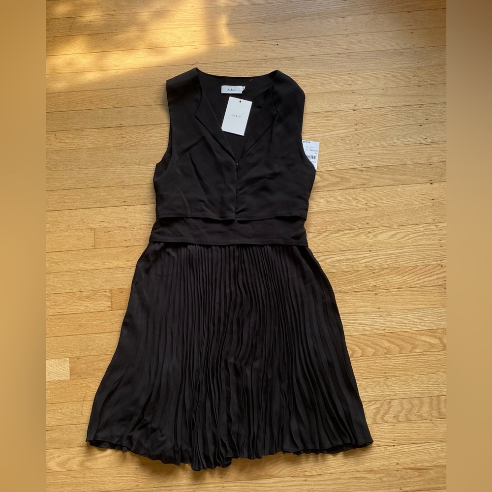 NWT A.L.C Pleated Midi Dress